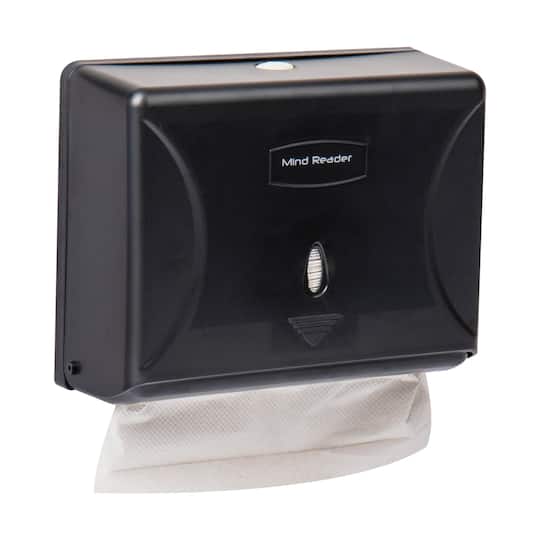 Mind Reader Black Multi-Fold Paper Towel Dispenser | 3.75" x 14" | Michaels®